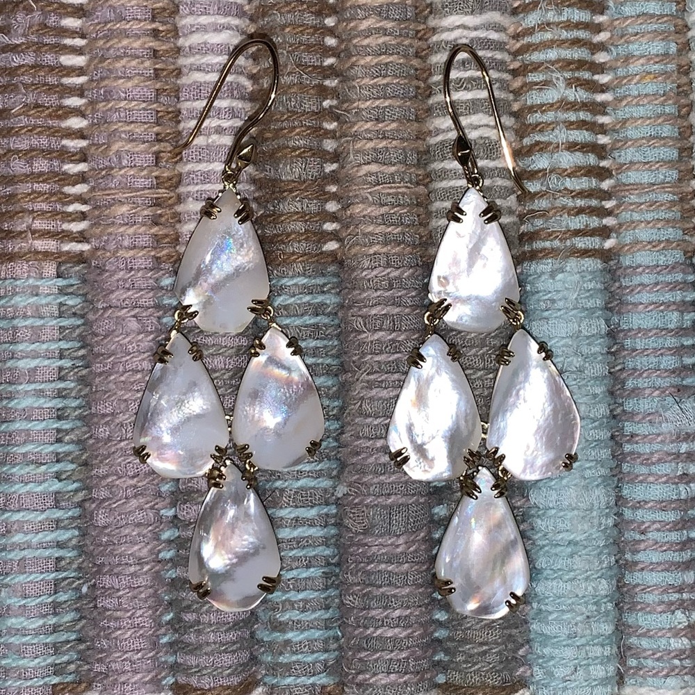 Stella & Dot Botanical Chandelier Earrings - NWOT